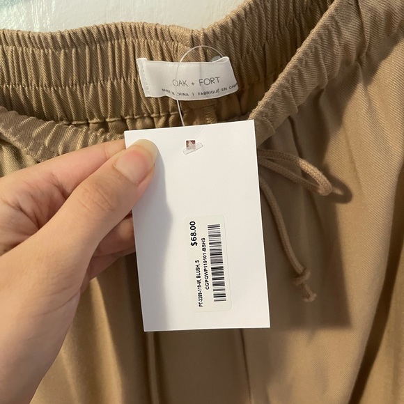 Oak+Fort Brand new straight leg drawstring pants - Picture 5 of 6